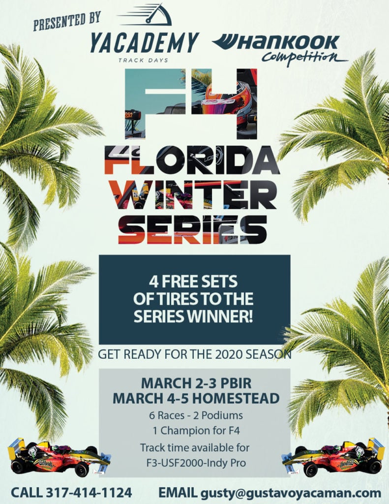 The Yacademy Winter Testing Series: Spring Training for Open Wheel Racers 1 The Yacademy Winter Testing Series: Spring Training for Open Wheel Racers