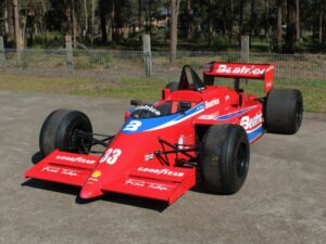 A 1985 Lola-Hart THL1 Beatrice Lola Formula 1 Car is for Sale in the