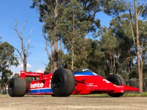 A 1985 Lola-Hart THL1 Beatrice Lola Formula 1 Car is for Sale in the