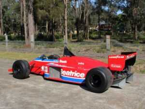 A 1985 Lola-Hart THL1 Beatrice Lola Formula 1 Car is for Sale in the