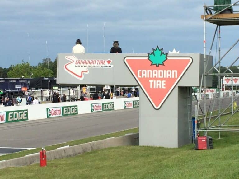 Canadian Tire Motorsport Park Finish Line