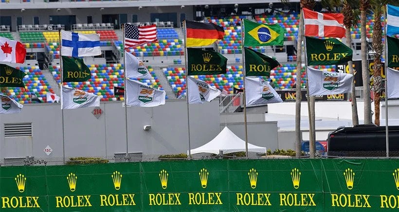 Rolex 24 Flags