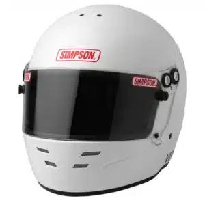 White race Helmet with No Sponsorship