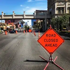 Las Vegas Grand Prix Roadwork