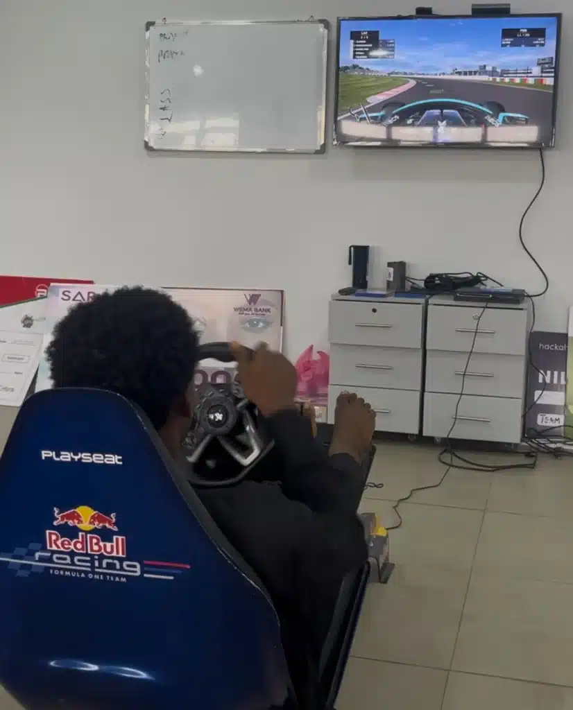 Nile University of Nigeria Motorsport Club Aims to Promote Motorsport in Nigeria 3 Nile University of Nigeria Motorsport Club Sim Racer