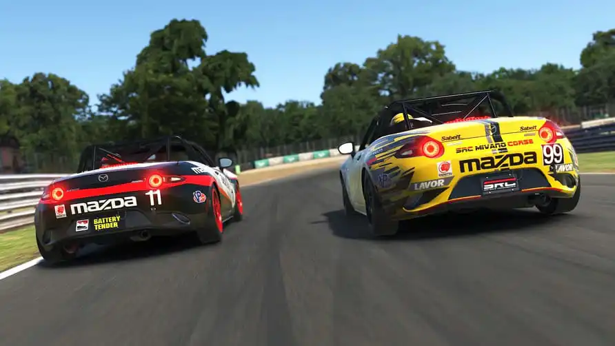 Ryan Hunter-Reay and His Sim Rig