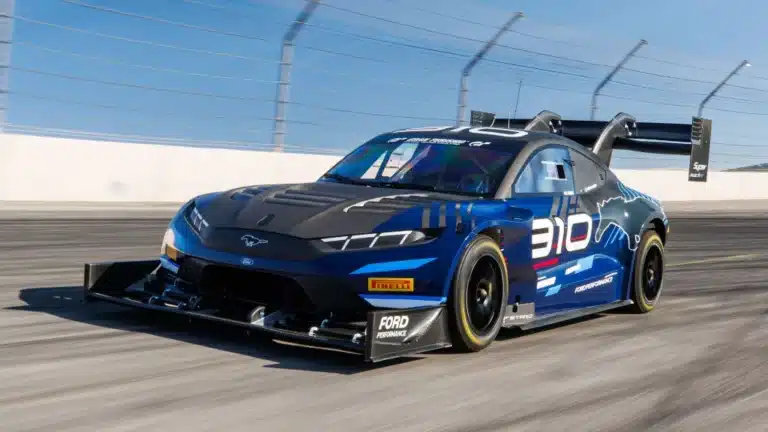 Ford Super Mustang Mach-E on track