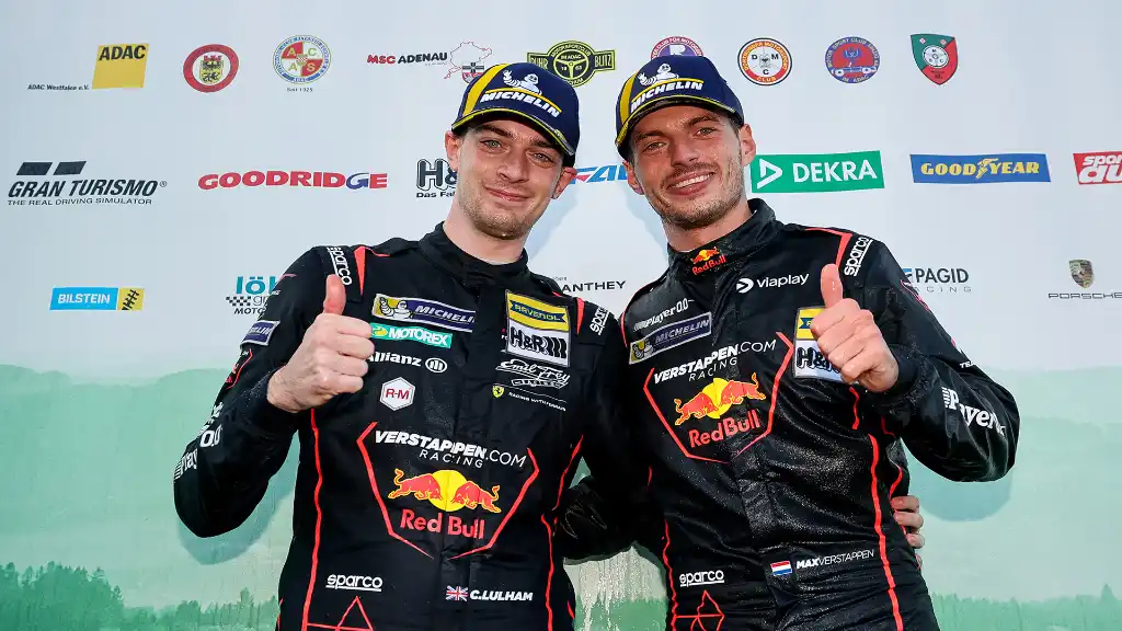 Chris Lulham and Max Verstappen
