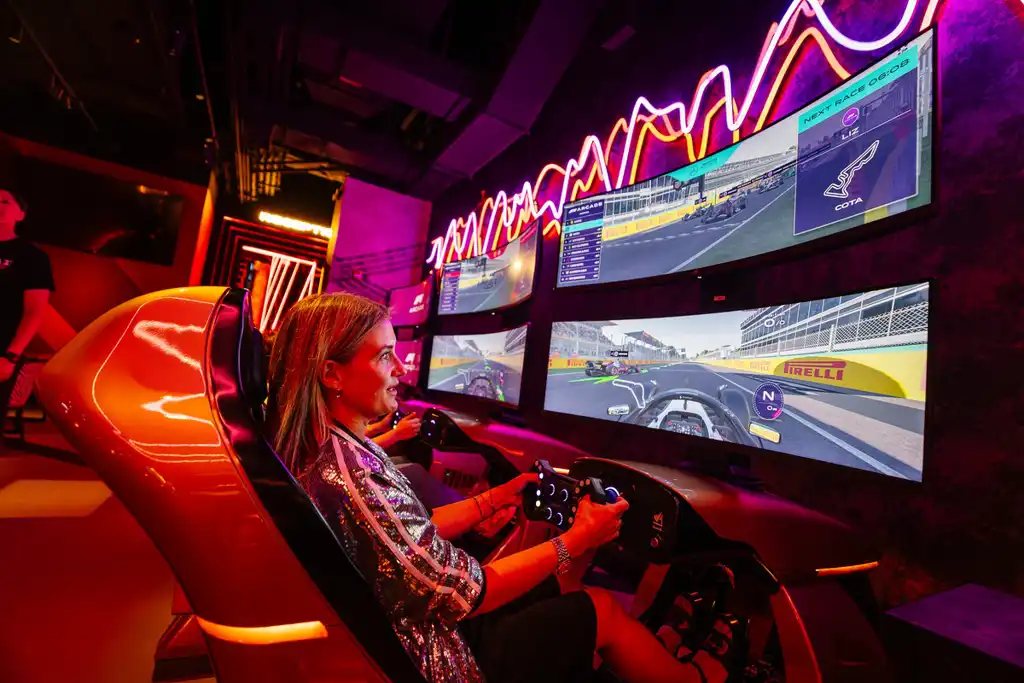 Home 9 Sim racing at F1 Arcade