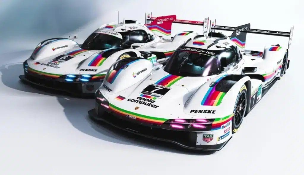 Apple Goes Retro With Penske Porsche