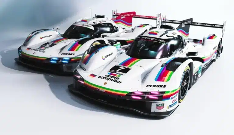 Apple Computer Livery on Porsche Penske GTP Cars