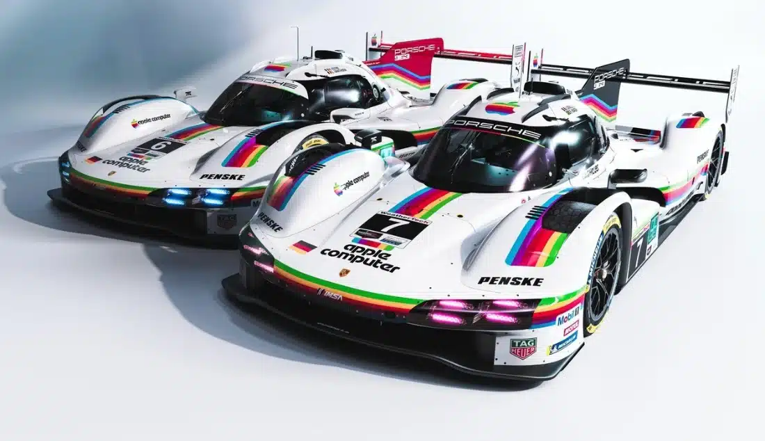 Apple Goes Retro With Penske Porsche