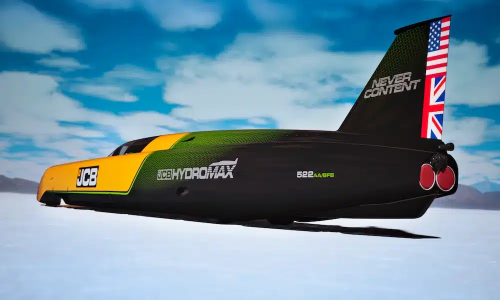 JCB Hydromax Aims to Break Hydrogen Land Speed Record