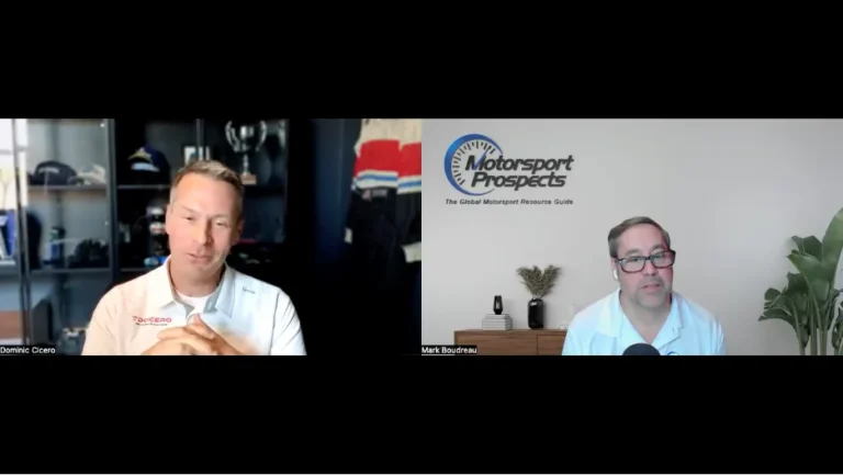 Why Drivers Need to Be Creative with Dominic Cicero on Motorsport Prospects Podcast